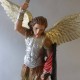 St. Michael w/Sword Fire 38 In. - Fiberglass - Outdoor Statue -  - F6817RLC