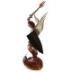 St. Michael w/Sword Fire 38 In. - Fiberglass - Outdoor Statue -  - F6817RLC