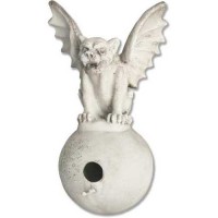 Gargoyle Birdhouse 18 Fiberglass Resin Indoor/Outdoor Garden Statue