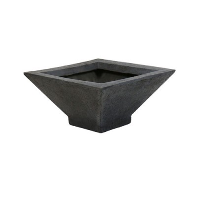 Andover B Pot Medium 22in. Wide Fiber Stone Resin In/Outdoor Statue -  - FS61023B