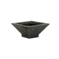 Andover C Pot Small 13in. Wide - Fiberglass Resin - Outdoor