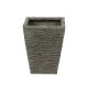Coarse Pot Medium 17in. High B - Fiber Stone Resin - Outdoor Statue -  - FS61024B