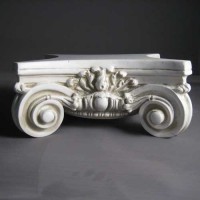 Ionic Capital - Fiberglass Resin - Indoor/Outdoor Statue/Sculpture
