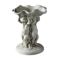 Little Trio Fiberglass Resin Indoor/Outdoor Garden Statue