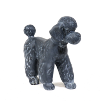 Poodle Fancy 16in. High Fiberglass Resin Indoor/Outdoor Garden