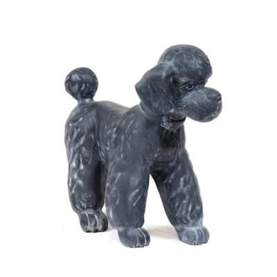 Poodle Fancy 16in. High Fiberglass Indoor/Outdoor Garden -  - F7731