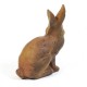 Rabbit w/Upright Ears 9in. Fiber Stone Resin Indoor/Outdoor Statue -  - FS0143