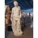 Apollo Of Hunt With Dog 108in. - Fiberglass - Outdoor Statue -  - F6803
