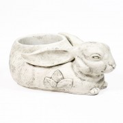 Rabbit Planter Garden / Patio  - Fiberglass Resin - Indoor/Outdoor /Sculpture