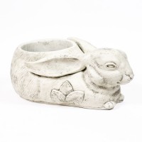 Rabbit Planter Garden / Patio  - Fiberglass Resin - Indoor/Outdoor /Sculpture