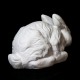 Countryside Rabbit Fiberglass Indoor/Outdoor Garden Statue -  - F8557