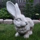 Heinrich Hare 18in. Large Fiberglass Resin Indoor/Outdoor Statue -  - F27817