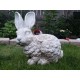 Heinrich Hare 18in. Large Fiberglass Resin Indoor/Outdoor Statue -  - F27817