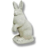 Southern Bunny 20in. - Fiberglass Resin - Indoor/Outdoor Garden Statue