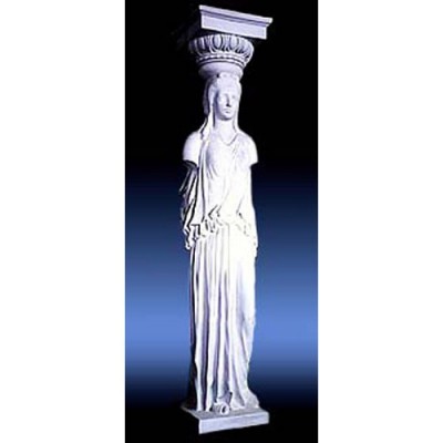 Athenian Caryatid 2 Sided 78in. - Fiberglass - Outdoor Statue -  - F68099