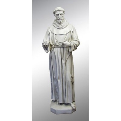 Saint Francis - Life Size 74in. - Fiberglass - Outdoor Statue -  - F9562
