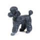 Poodle Fancy 16in. High Fiberglass Indoor/Outdoor Garden -  - F7731