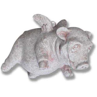 Flying Pig Tiny - Fiberglass - Indoor/Outdoor Statue/Sculpture -  - F622