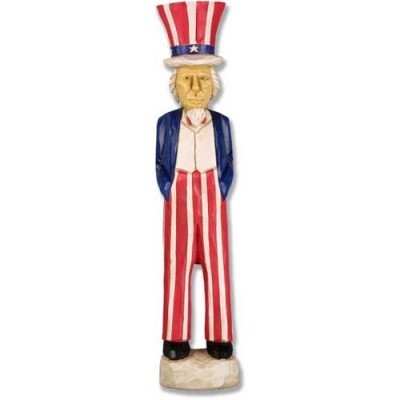 Uncle Sam Fiberglass Indoor/Outdoor Garden Statue/Sculpture -  - F7038