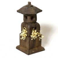 Lantern House 16in. Fiberglass Resin Indoor/Outdoor Garden Statue