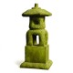 Lantern House 16in. Fiber Stone Resin Indoor/Outdoor Garden Statue - - FS00005 Lantern House 16in. Fiber Stone Resin Indoor/Outdoor Garden Statue - - FS00005