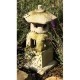 Lantern House 16in. Fiber Stone Resin Indoor/Outdoor Garden Statue - - FS00005 Lantern House 16in. Fiber Stone Resin Indoor/Outdoor Garden Statue - - FS00005