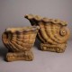 Triton Seashell Planter Small - Fiber Stone Resin - Outdoor Statue -  - FS60248