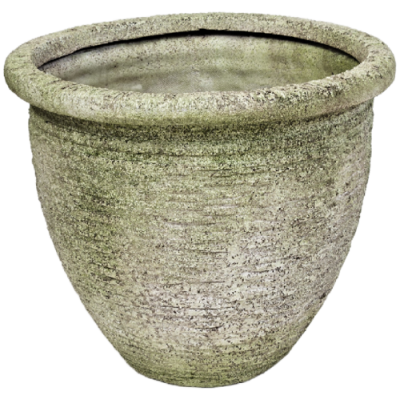 Faraday Pot Small 11in. C - Fiber Stone Resin - Indoor/Outdoor Statue -  - FS62038C