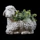 Lamb Planter Fiber Stone Resin Indoor/Outdoor Garden Statue/Sculpture -  - FS8711