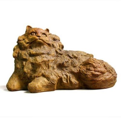 Nefi Cat - Fiber Stone Resin - Indoor/Outdoor Garden Statue/Sculpture -  - FS8585