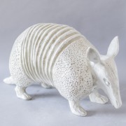 Armadillo 10in. Fiberglass Resin Indoor/Outdoor Garden