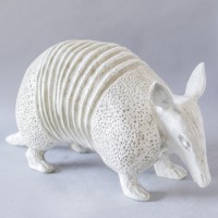 Armadillo 10in. Fiberglass Resin Indoor/Outdoor Garden