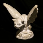 Fat Headed Gargoyle 18in. - Fiberglass Resin - Indoor/Outdoor Statue