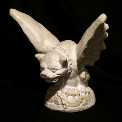 Fat Headed Gargoyle 18in. - Fiber Stone Resin - Indoor/Outdoor Statue -  - FS68445
