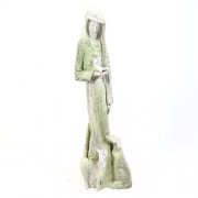 Saint Francis Abstract 38in. - Fiberglass Resin - Outdoor Statue