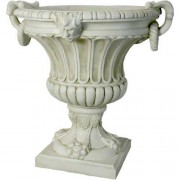 Classical Ring Vase 35" - Fiberglass Resin Indoor/Outdoor Garden Statue