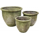 Faraday Pot Small 11in. C - Fiber Stone Resin - Indoor/Outdoor Statue -  - FS62038C