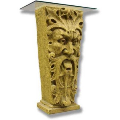 Mouth Of Truth Riser Stand Pedestal Statue Base 37in. - Fiberglass -  - F7045
