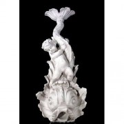 Young Poseidon Wall Spitter Fiberglass Resin Indoor/Outdoor Garden