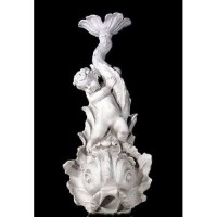 Young Poseidon Wall Spitter Fiberglass Resin Indoor/Outdoor Garden