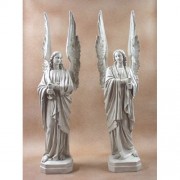 Cathedral Angels-Set 89 Fiberglass Resin Indoor/Outdoor Garden Statue