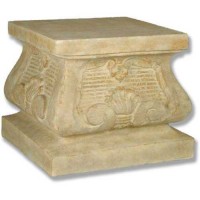 Tuscany Pedestal-Lg. 19" - Fiberglass Resin Indoor/Outdoor Garden Statue