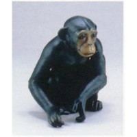 Sitting Monkey 20in. Fiberglass Resin Indoor/Outdoor Garden