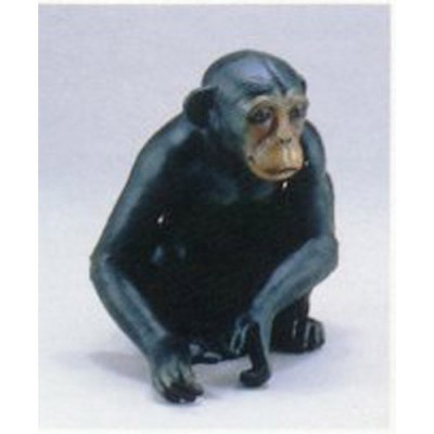 Sitting Monkey 20in. Fiberglass Indoor/Outdoor Garden -  - FDSAN8