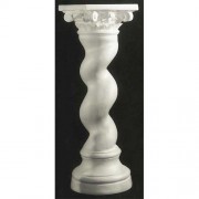 Baroque Corinthian Pedestal Fiberglass Resin Indoor/Outdoor Garden Baroque Corinthian Pedestal Fiberglass Resin Indoor/Outdoor Garden