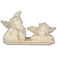Raphael's Angel 5in. High - Carrara Marble Indoor Statue