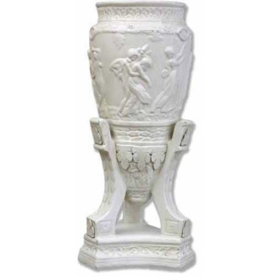 Urn On Tri Stand 26in. - Fiberglass - Indoor/Outdoor Statue -  - HF6913