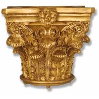 Corinthian Round Planter Garden / Patio  - Fiberglass Resin - Indoor/Outdoor