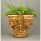 Corinthian Round Planter - Fiberglass - Indoor/Outdoor Statue -  - HF7560