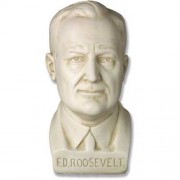 Franklin D. Roosevelt Bust - Fiberglass Resin - Indoor/Outdoor Statue Franklin D. Roosevelt Bust - Fiberglass Resin - Indoor/Outdoor Statue